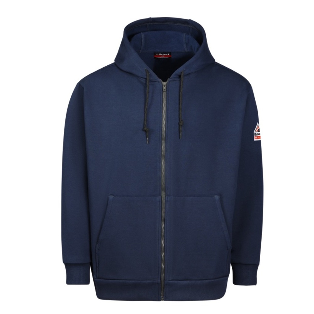 Bulwark Flame Resistant FR Heavy Front Full Zip Men’s Hoodie Jacket. Size XXL
